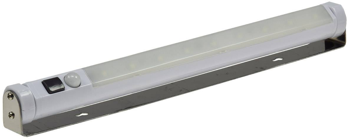 ChiliTec 19887 LED Unterbauleuchte mit Bewegungsmelder Batteriebet., 9 SMD LEDs, 80lm, warmweiß