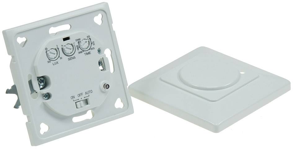 ChiliTec 21676 Bewegungsmelder Unterputz HF 160° LED geeignet, 3-Draht Technik, weiß