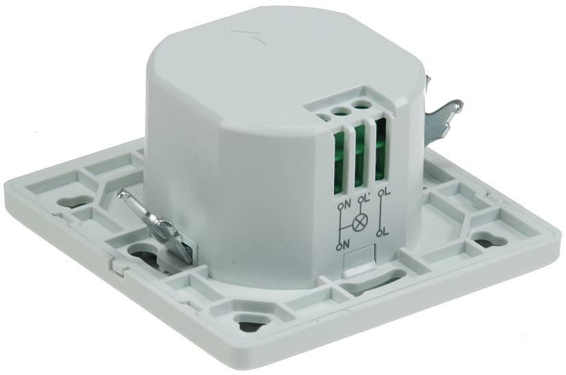 ChiliTec 21676 Bewegungsmelder Unterputz HF 160° LED geeignet, 3-Draht Technik, weiß