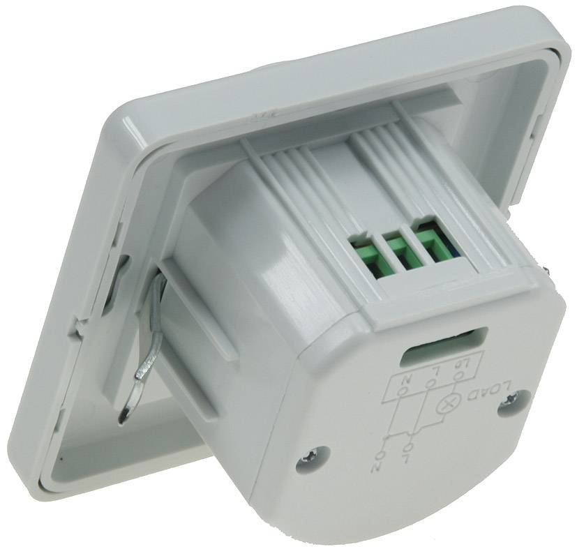 ChiliTec 21250 Unterputz PIR-Bewegungsmelder 160° LED geeignet, 3-Draht Technik, weiß