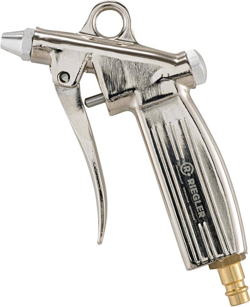 Ausblaspistole Aluminium mit Tülle LW 9 Düse 1,5mm RIEGLER - Artikel: 4047322035354