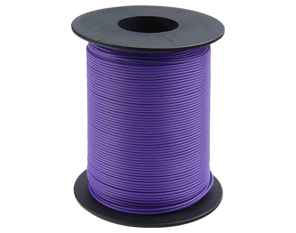 Donau Elektronik Donau Kupferschaltlitze 0,25 mm² / 25m auf Spule violett - Kupfer - 0,25 mm² - Violett - Kunststoff - 25 m
