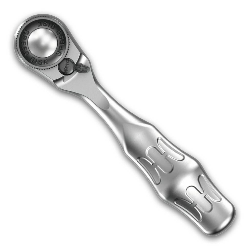 Wera Zyklop Mini 3 RatscheDie Wera Zyklop Mini 3 Ratsche für �"-Nüsse. Einfachste Bedienung auch mit nur einer Hand bei beengten Schraubanwendunge