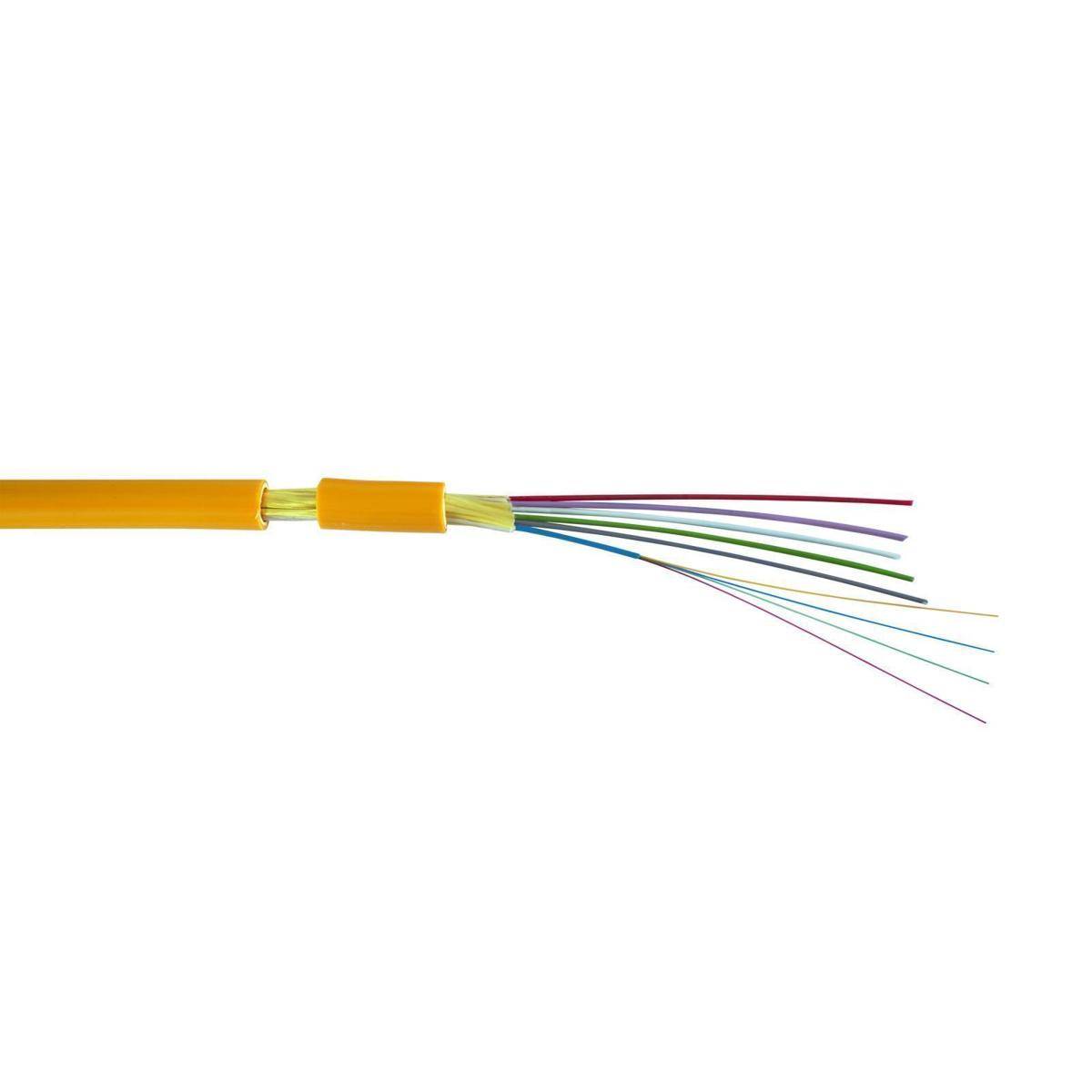 OSK24-250 - Optisches Kabel 24 Fasern, Singlemode, 250m, Dca, peo Meter