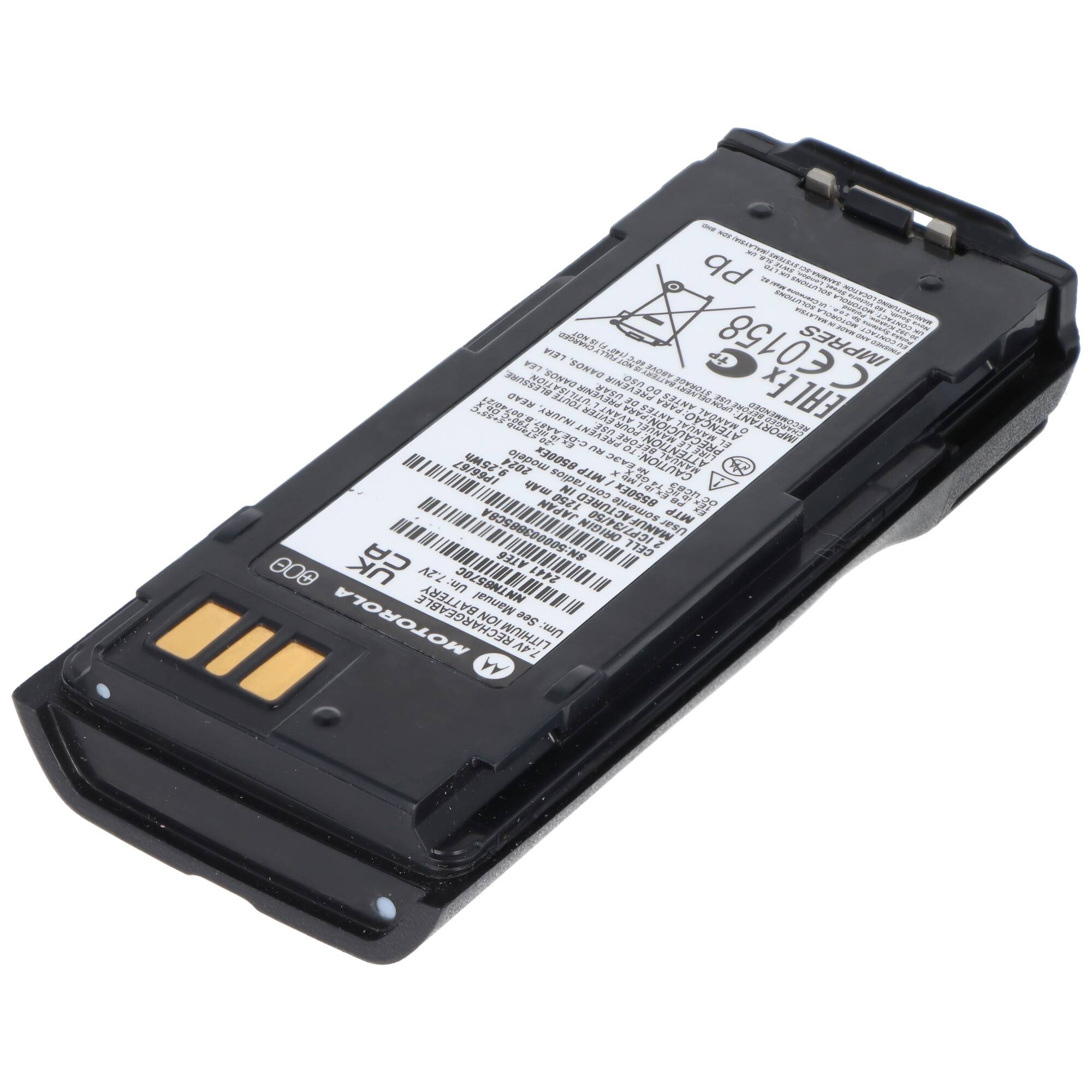 Originalakku Motorola MTP8000er ATEX Serie, MTP8500, NNTN8570B, 7,4V, 1250mAh