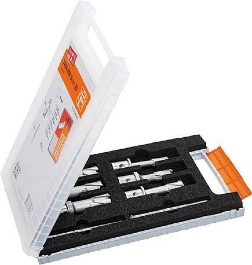 Zubehörset Best of Kernbohrer QuickINProdukteigenschaftenHM-bestückt für höchste Standzeit und hervorragende ZerspanleistungMetrische AbmessungenL