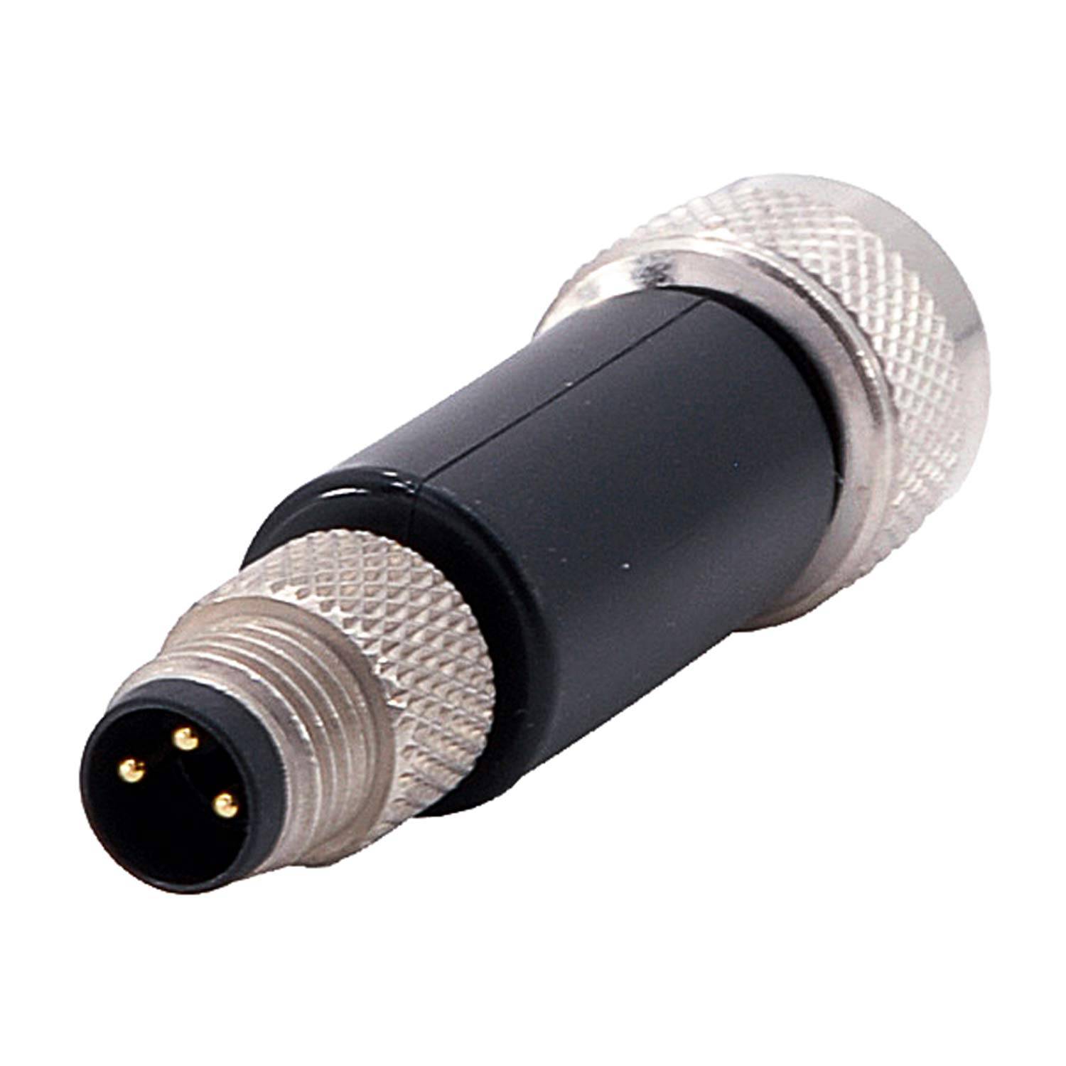 Phoenix Contact M8/M12 Adapter 1xStift/1xBuchse gerade 3/3-pol. A-Kodierung, 60V, 4A Bauform Seite 1 1xM8 gerade Stift