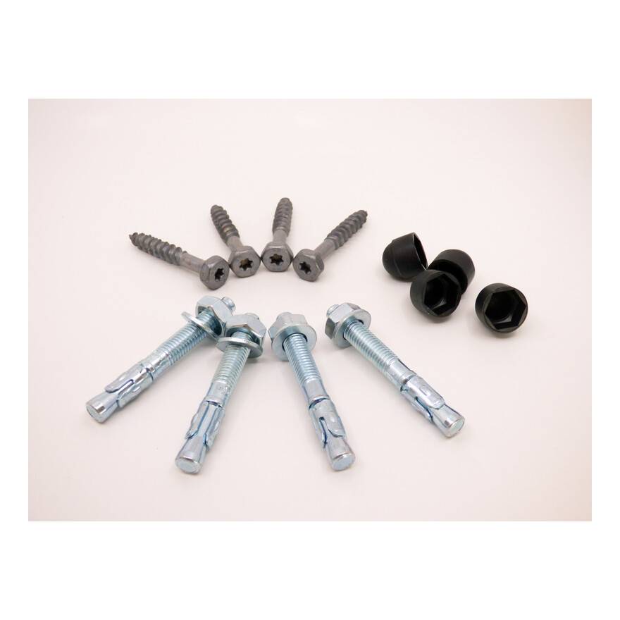 Simpson Kit Bolzen Schrauben Kappen schwarz