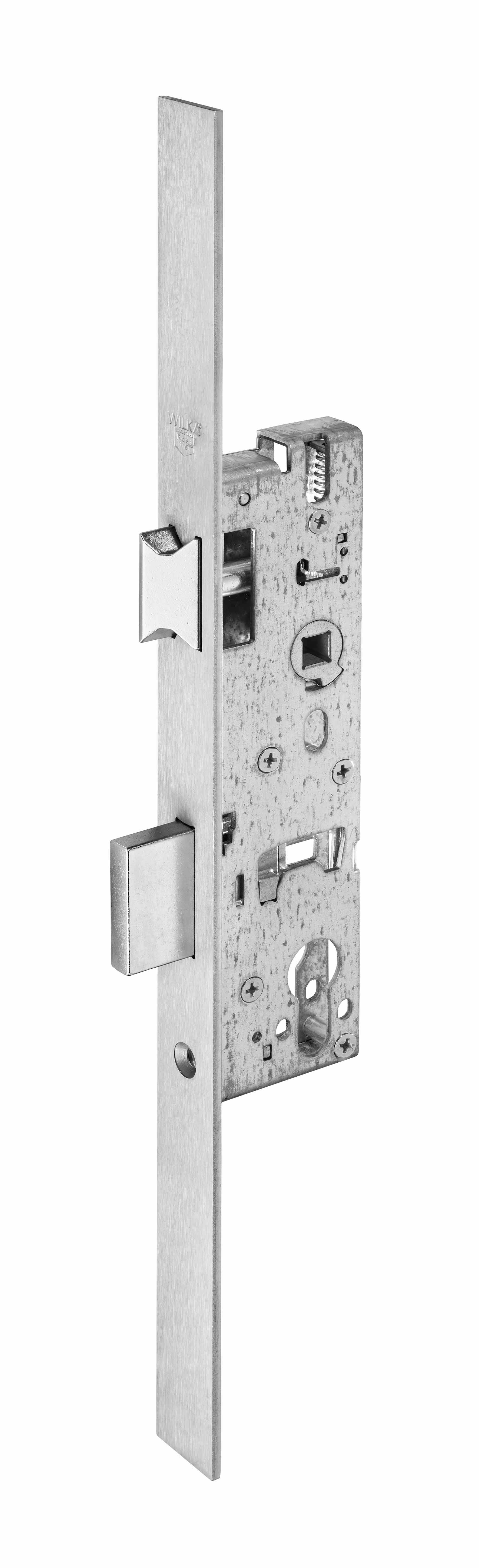 WILKA Rohrrahmenschloß Stulp Edelstahl Reno 1438 PZ, 25 mm Dorn, Din umstellbar