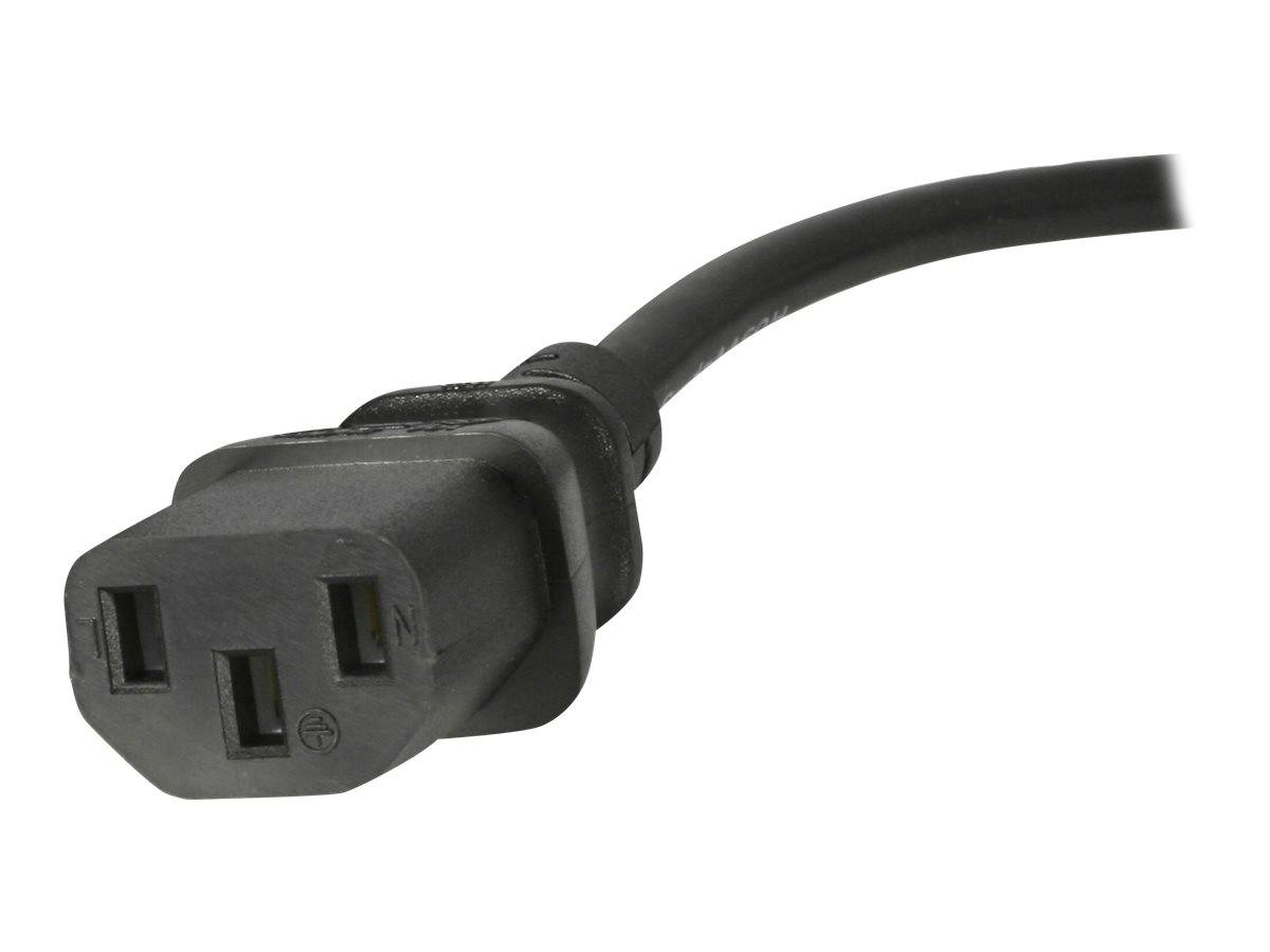 StarTech.com 1,8 m GB Computer Stromkabel, 18AWG, BS 1363 auf C13, 10A 250V, Schwarzes Ersatz-AC Stromkabel, Kaltgerätek