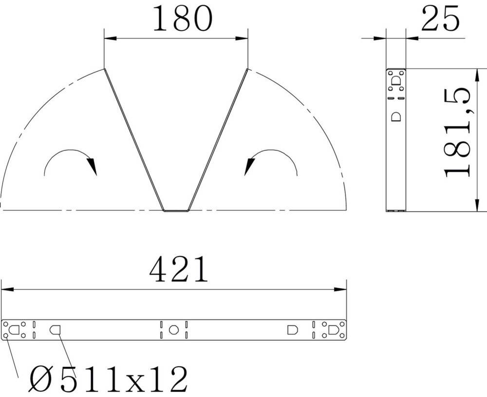 20 Stk. OBO Bettermann Trapezbefestigung TPB 180 A2