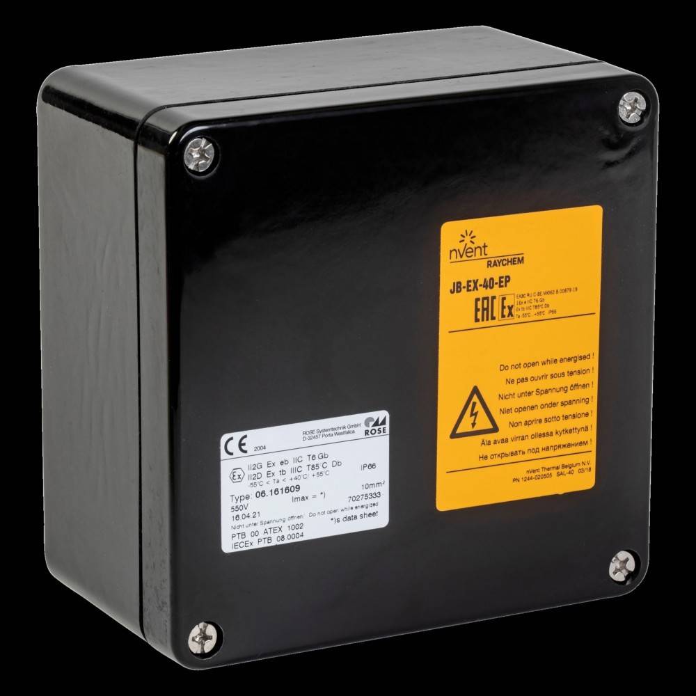 nVent Thermal Modul. Anschlusskasten JB-EX-40-EP