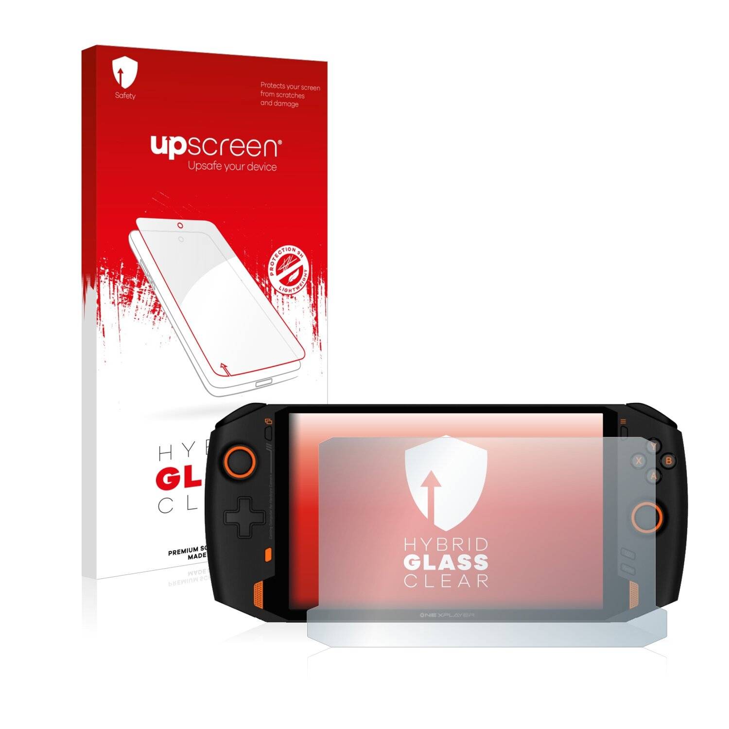 upscreen Hybrid Glass Clear Premium Schutzglas Folie für One Netbook One
