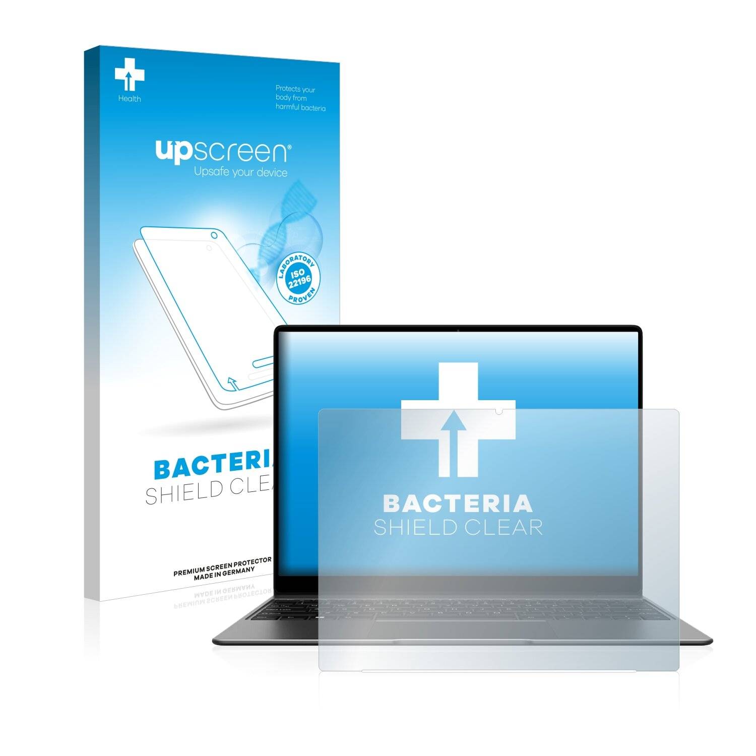 upscreen Bacteria Shield Clear Premium Antibakterielle Displayschutzfolie für Chuwi GemiBook