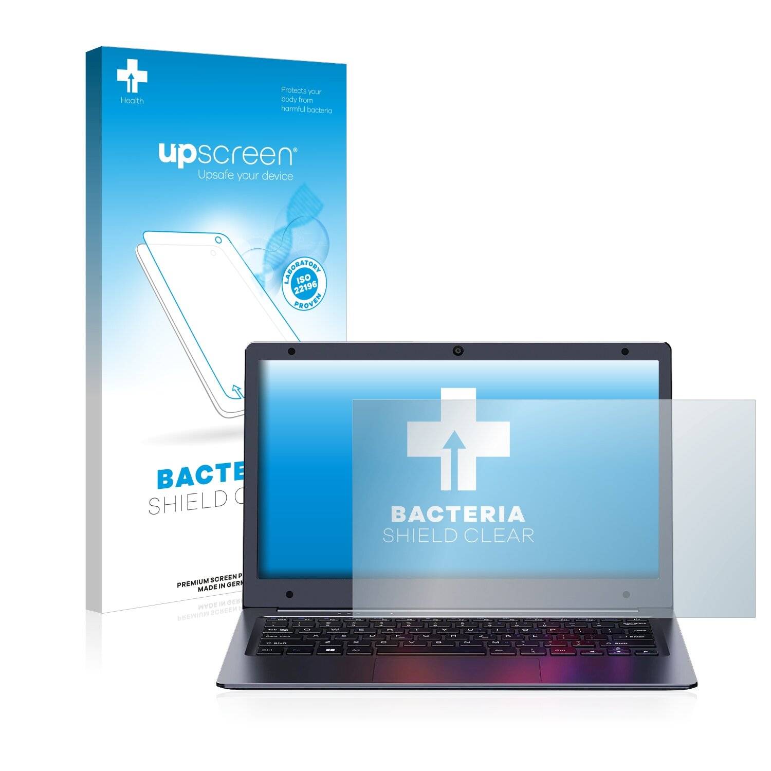 upscreen Bacteria Shield Clear Premium Antibakterielle Displayschutzfolie für Chuwi HeroBook