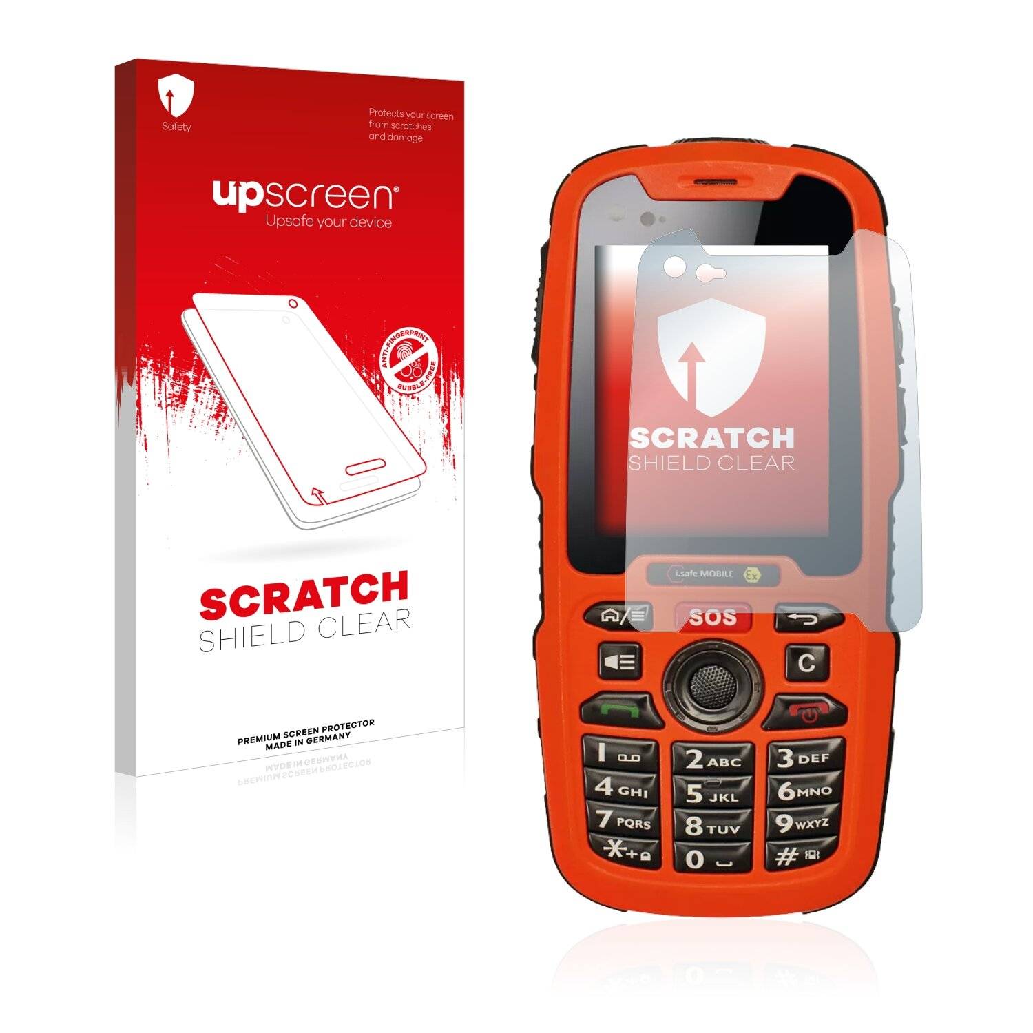 upscreen Scratch Shield Clear Premium Displayschutzfolie für Funktel IS320.1