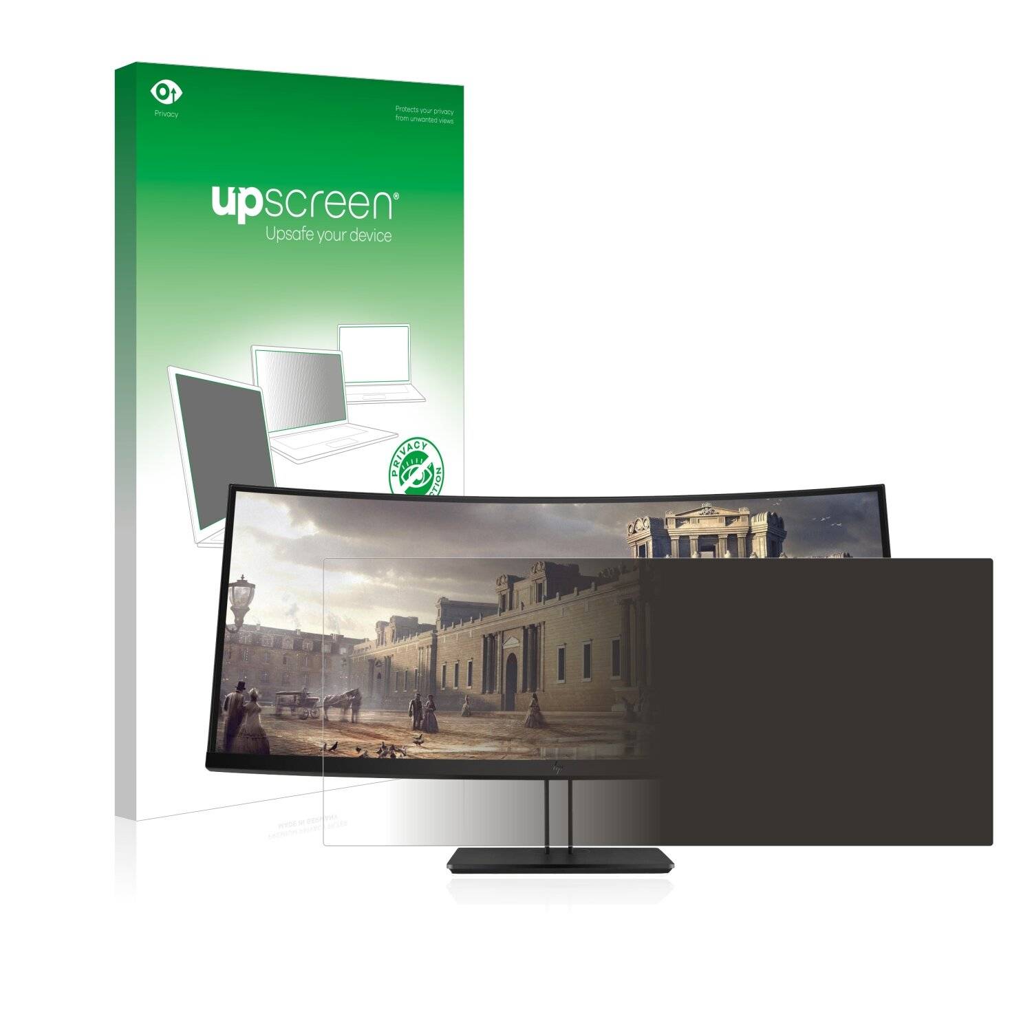 upscreen Spy Shield Filter Premium Blickschutzfilter für HP