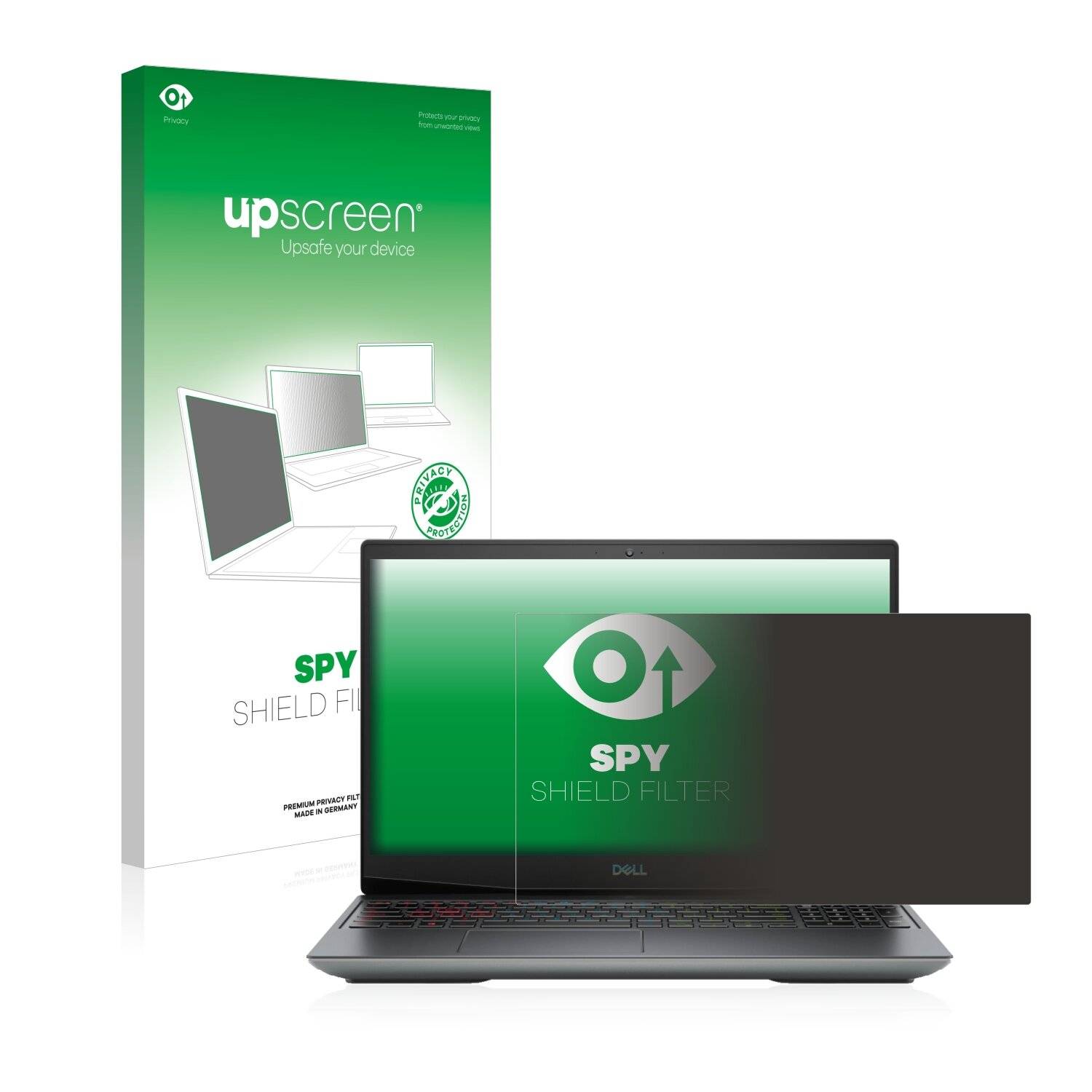 upscreen Spy Shield Filter Premium Blickschutzfilter für Dell G5 15