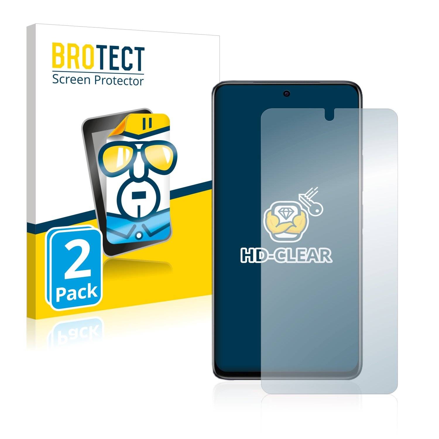 2x BROTECT HD-Clear Displayschutzfolie für Vivo iQOO