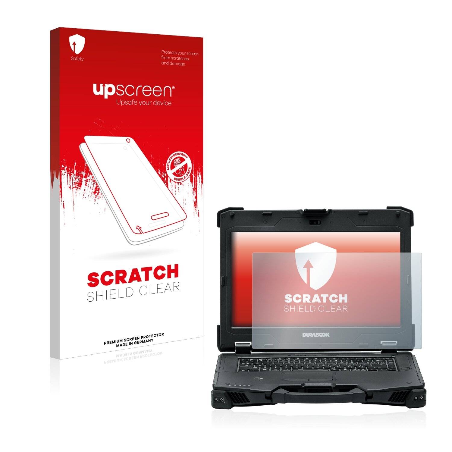 upscreen Scratch Shield Clear Premium Displayschutzfolie für Durabook