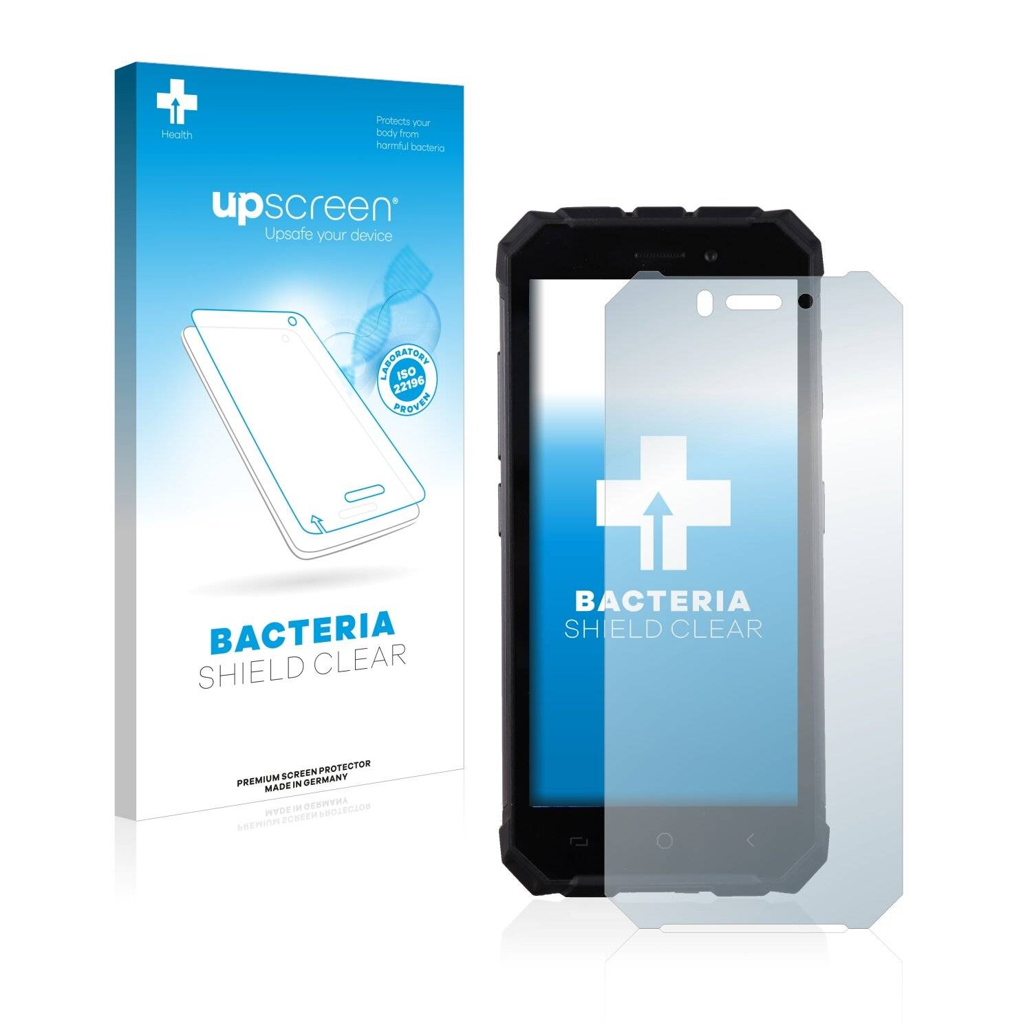 upscreen Bacteria Shield Clear Premium Antibakterielle Displayschutzfolie für Ulefone Armor