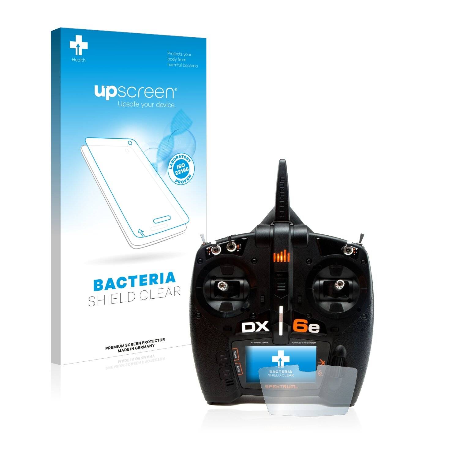 upscreen Bacteria Shield Clear Premium Antibakterielle Displayschutzfolie für Spektrum
