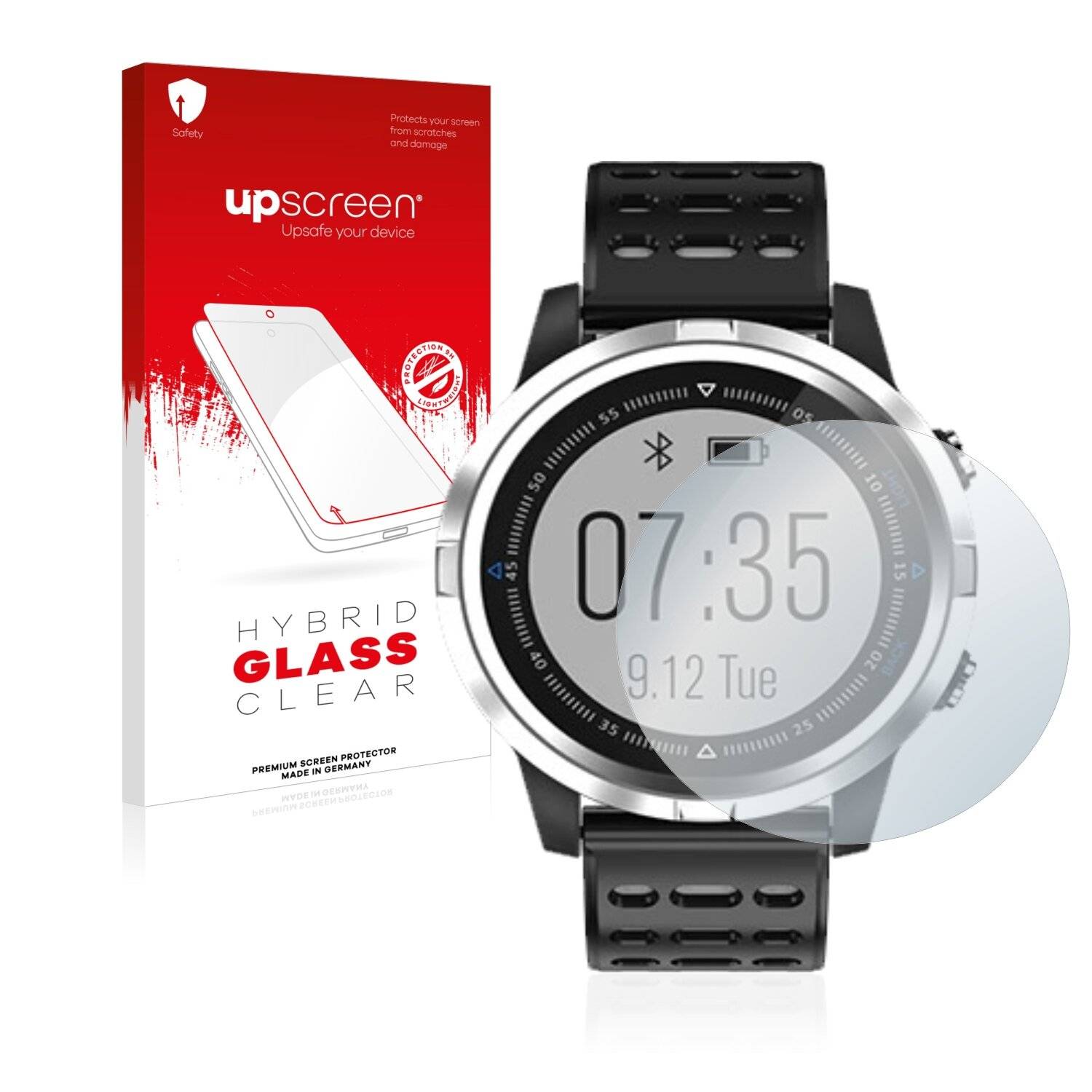 upscreen Hybrid Glass Clear Premium Schutzglas Folie für Senbono