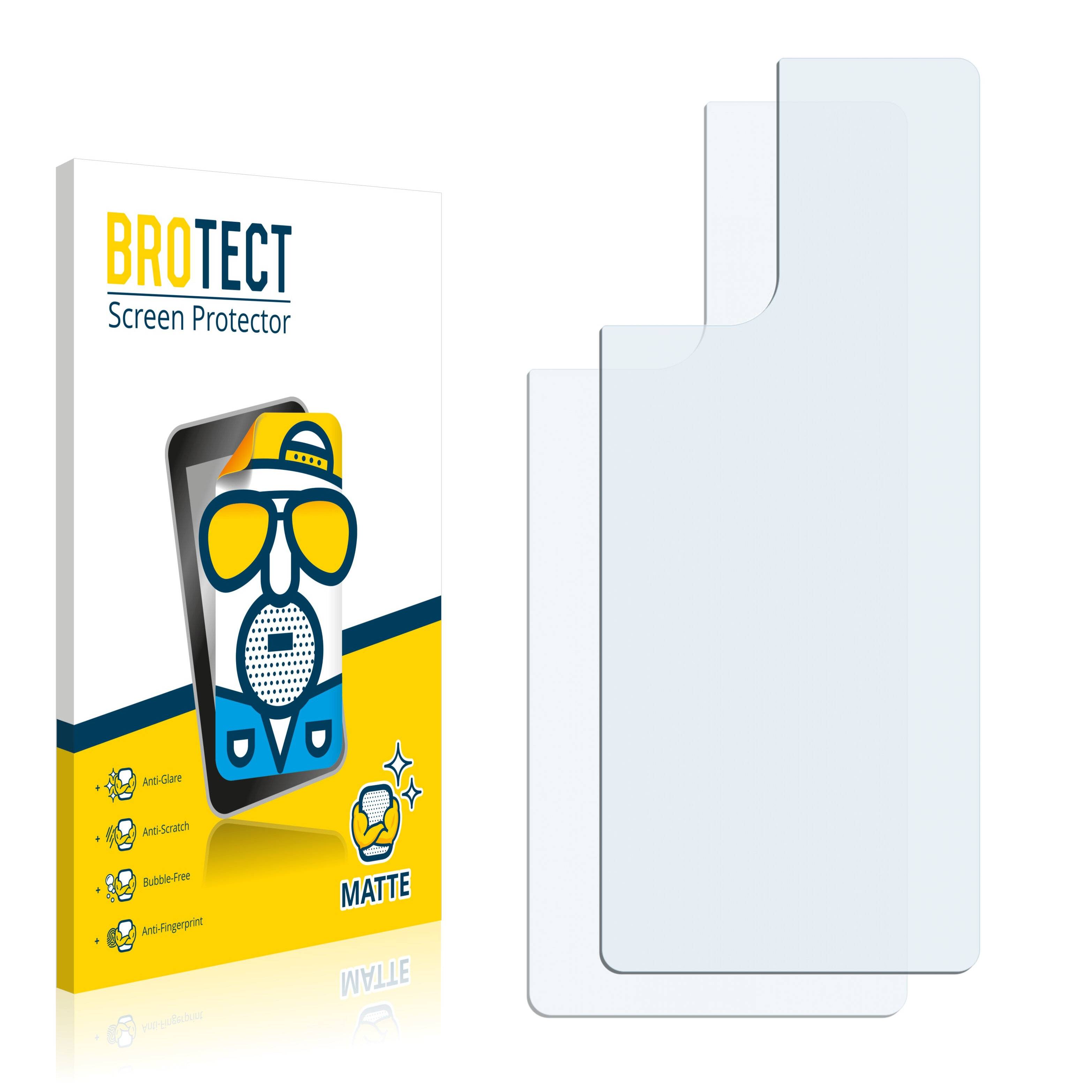 2x BROTECT Matte Displayschutzfolie für Xiaomi Redmi K40 Pro Plus (Rückseite) - Entspiegelt,