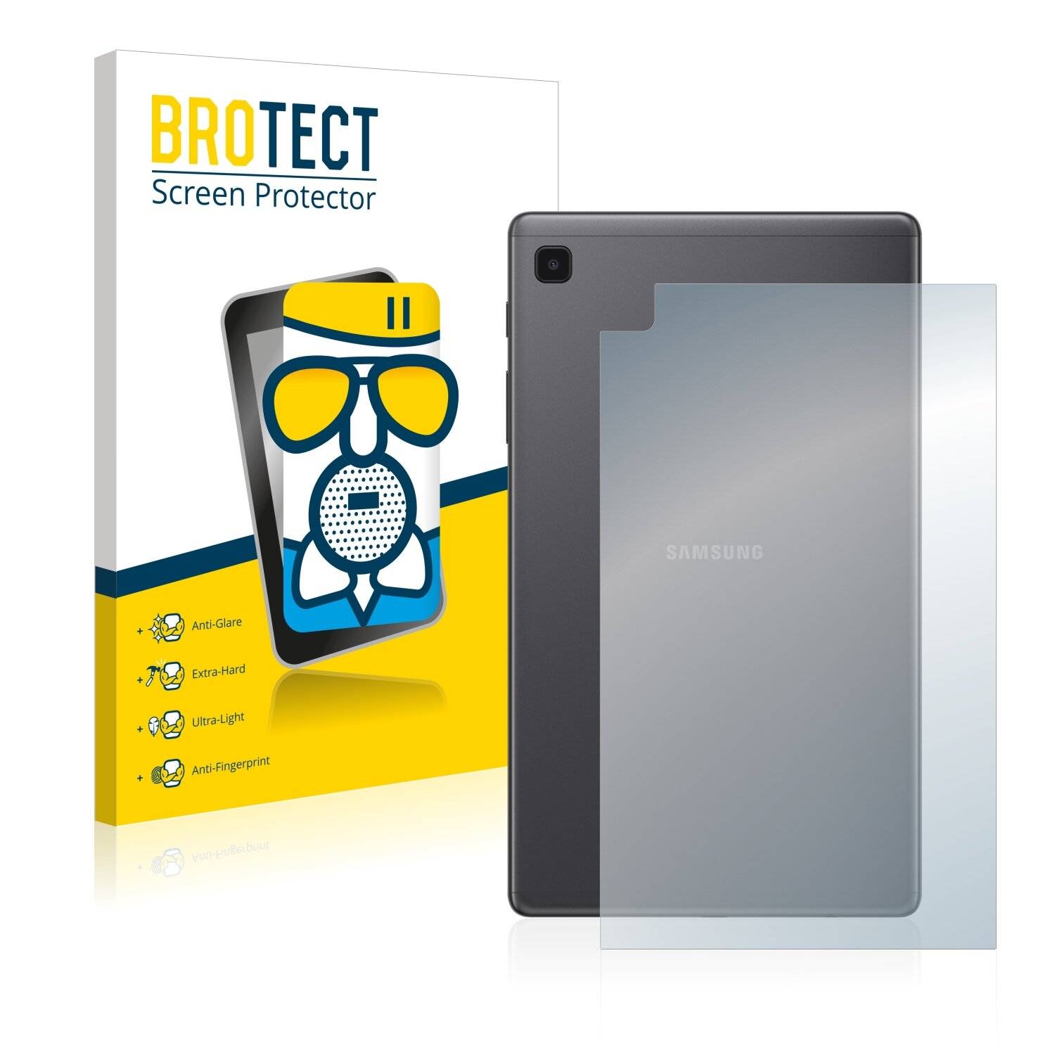 BROTECT AirGlass Matte Schutzglas Folie für Samsung Galaxy Tab A7 Lite LTE 2021