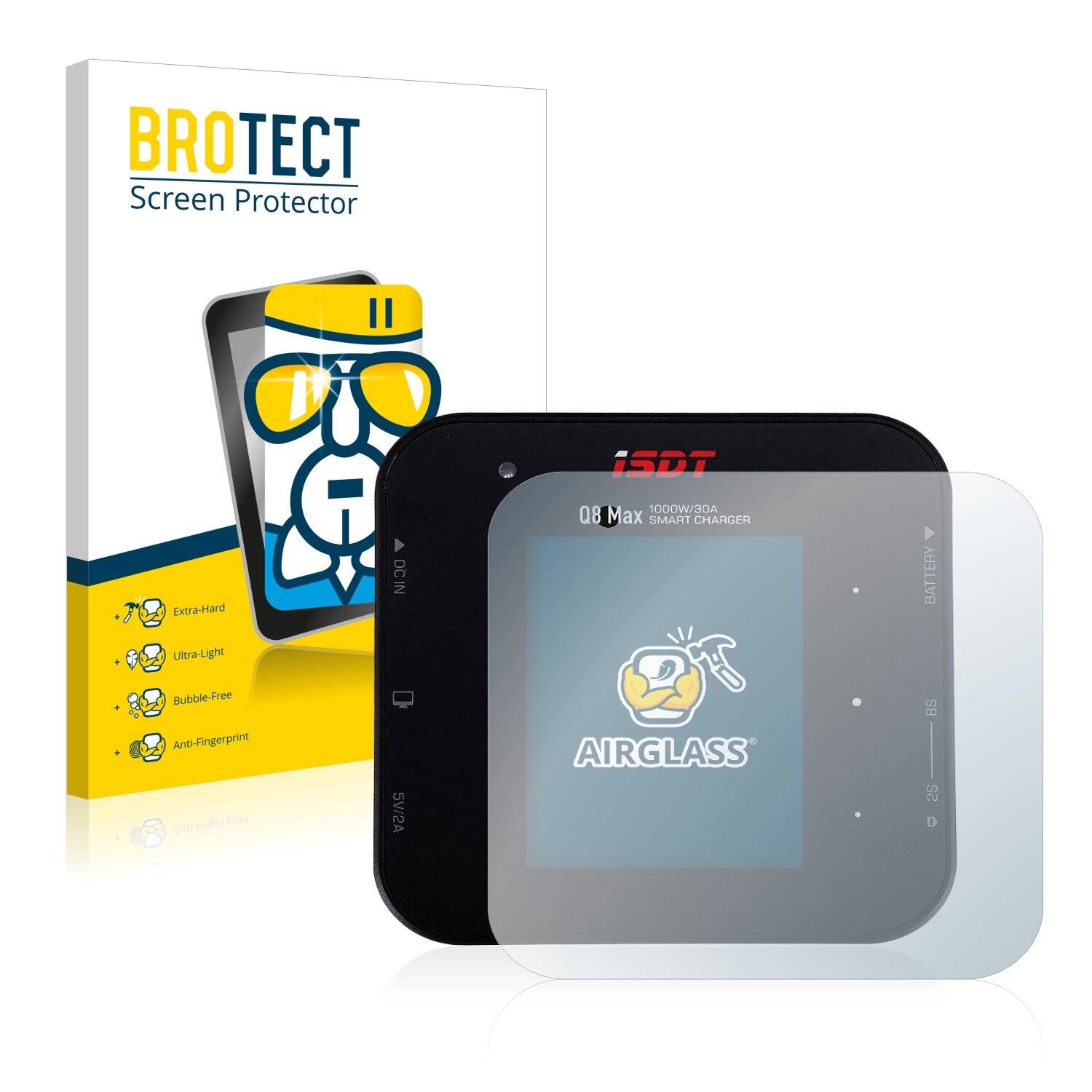BROTECT AirGlass Schutzglas Folie für ISDT Q8