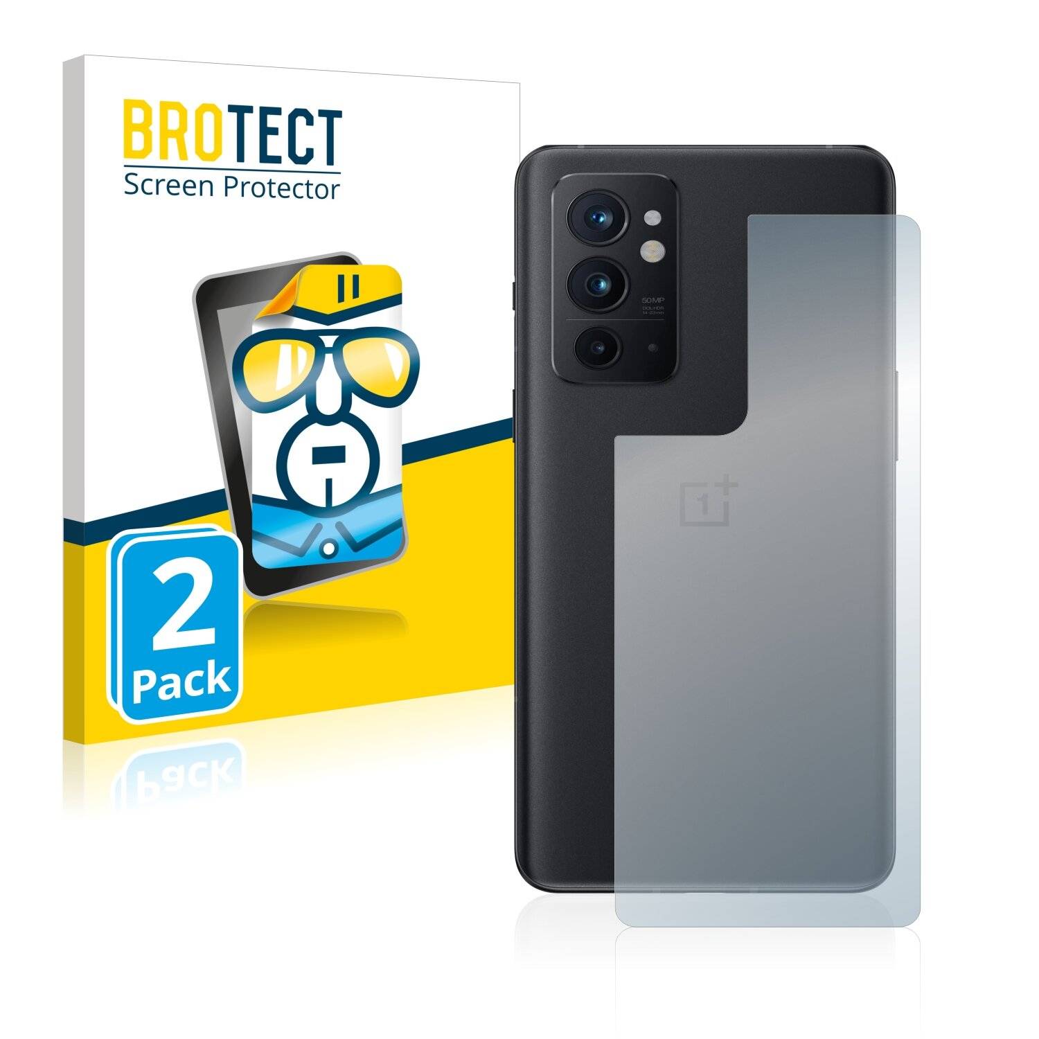 2x BROTECT HD-Clear Displayschutzfolie für OnePlus 9RT 5G