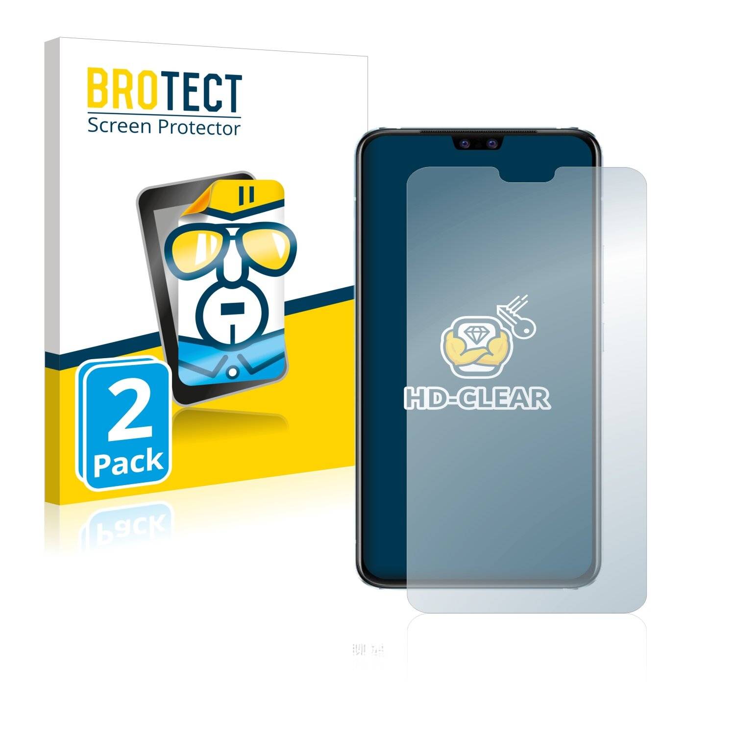 2x BROTECT HD-Clear Displayschutzfolie für Vivo