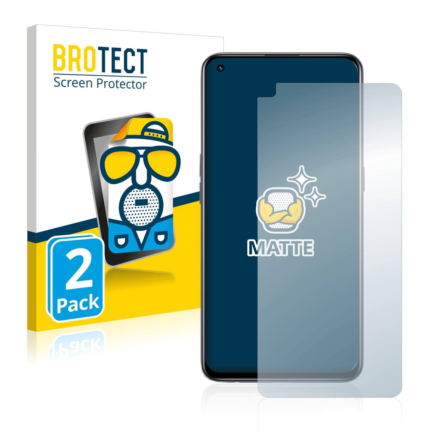 2x BROTECT Matte Displayschutzfolie für Realme GT Master Edition - Entspiegelt,