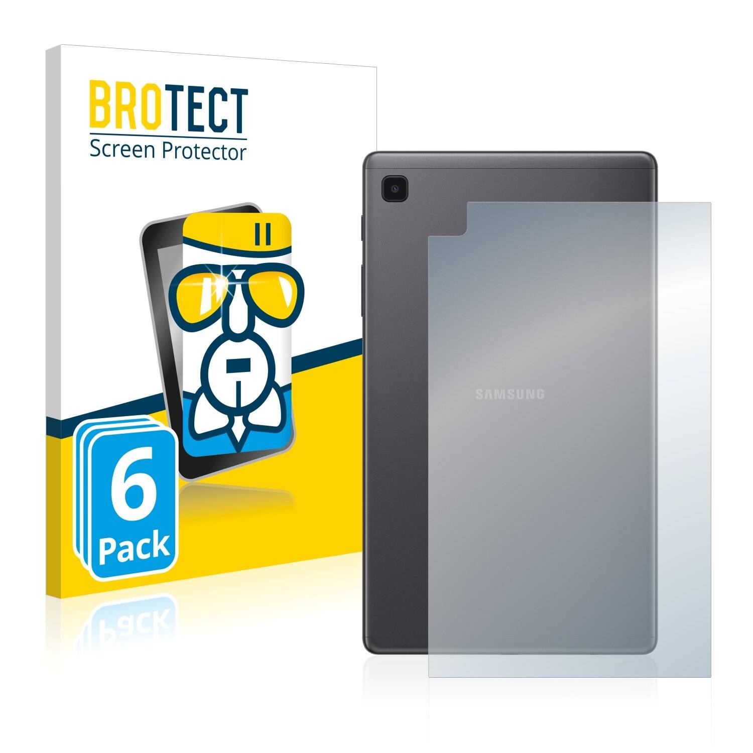 6x BROTECT AirGlass Schutzglas Folie für Samsung Galaxy Tab A7 Lite Wi-Fi 2021