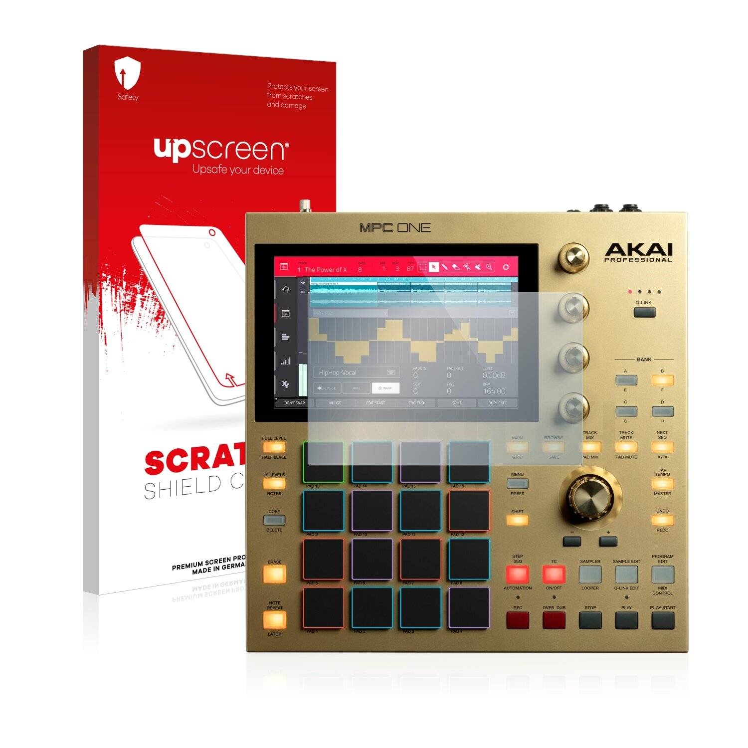 upscreen Scratch Shield Clear Premium Displayschutzfolie für Akai MPC