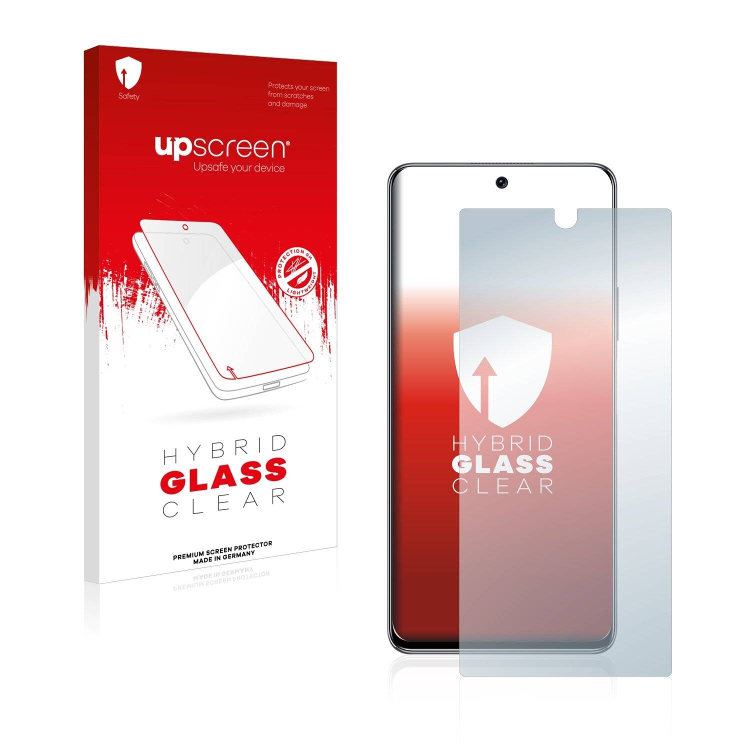 upscreen Hybrid Glass Clear Premium Schutzglas Folie für Honor 50