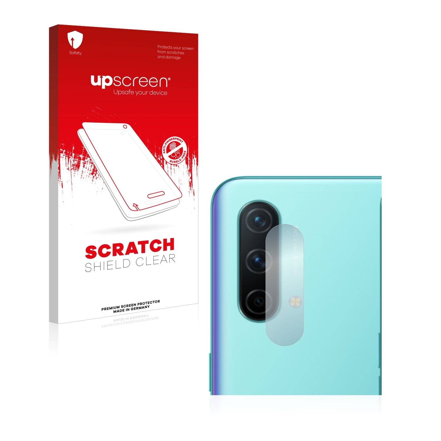 upscreen Scratch Shield Clear Premium Displayschutzfolie für OnePlus Nord CE 5G (NUR