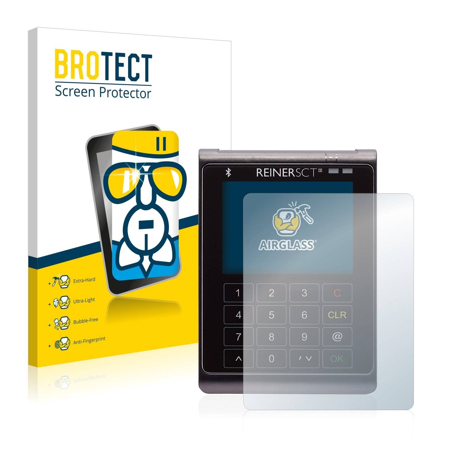 BROTECT AirGlass Schutzglas Folie für ReinerSCT