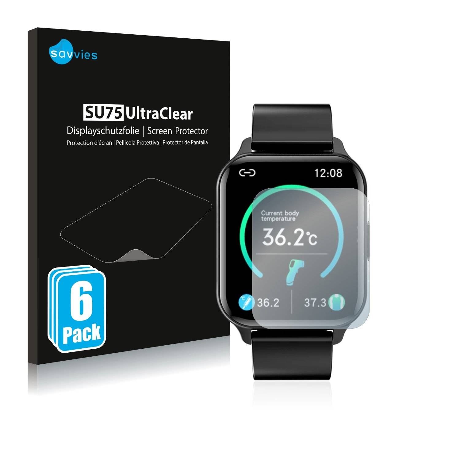 6x Savvies SU75 Displayschutzfolie für Bakeey