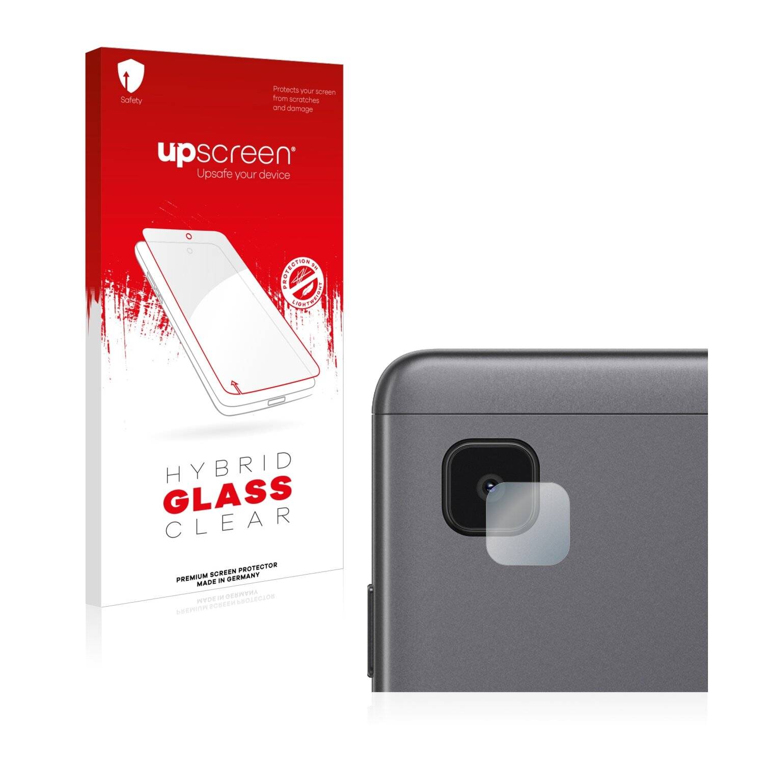 upscreen Hybrid Glass Clear Premium Schutzglas Folie für Samsung Galaxy Tab A7 Lite LTE 2021