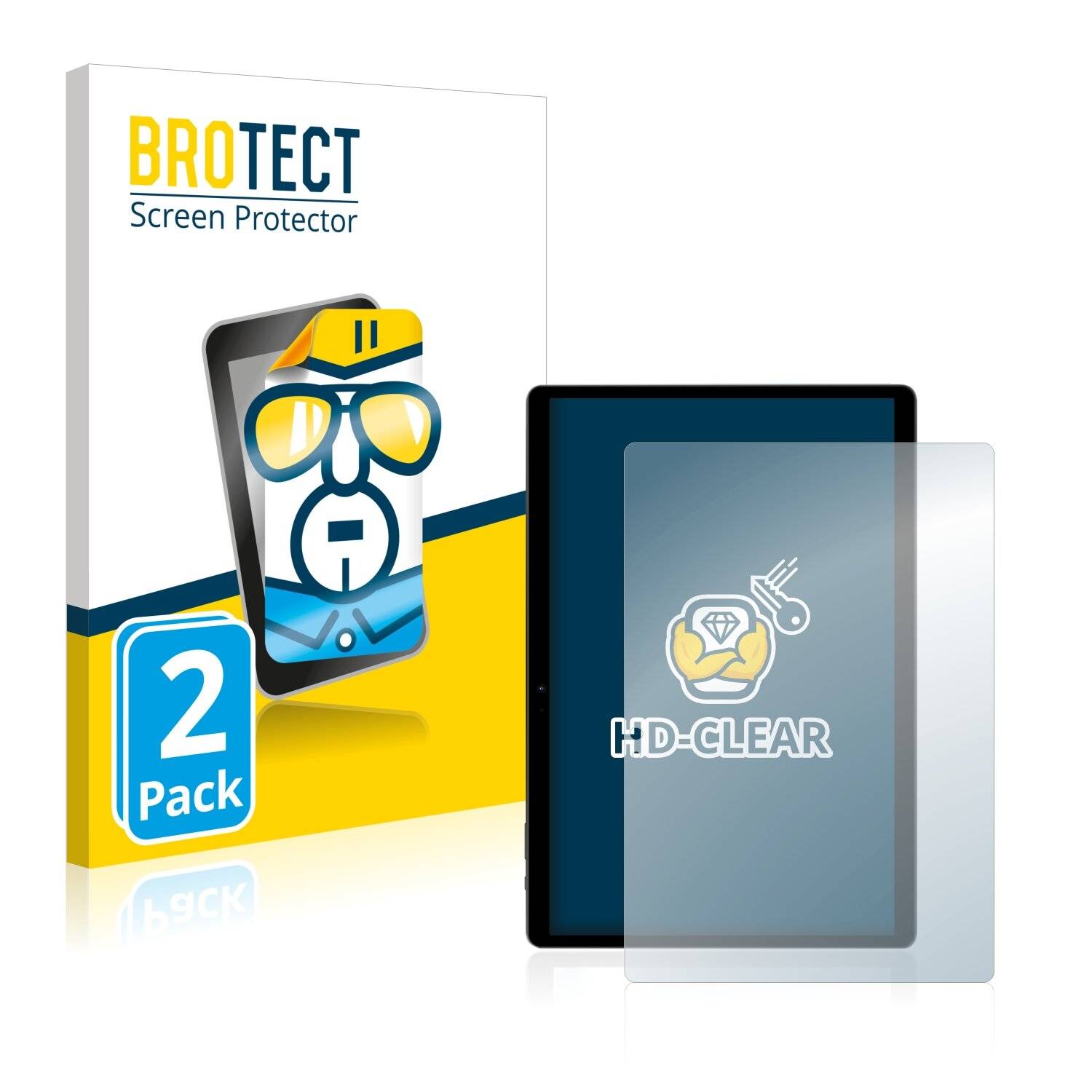 2x BROTECT HD-Clear Displayschutzfolie für Alldocube iPlay