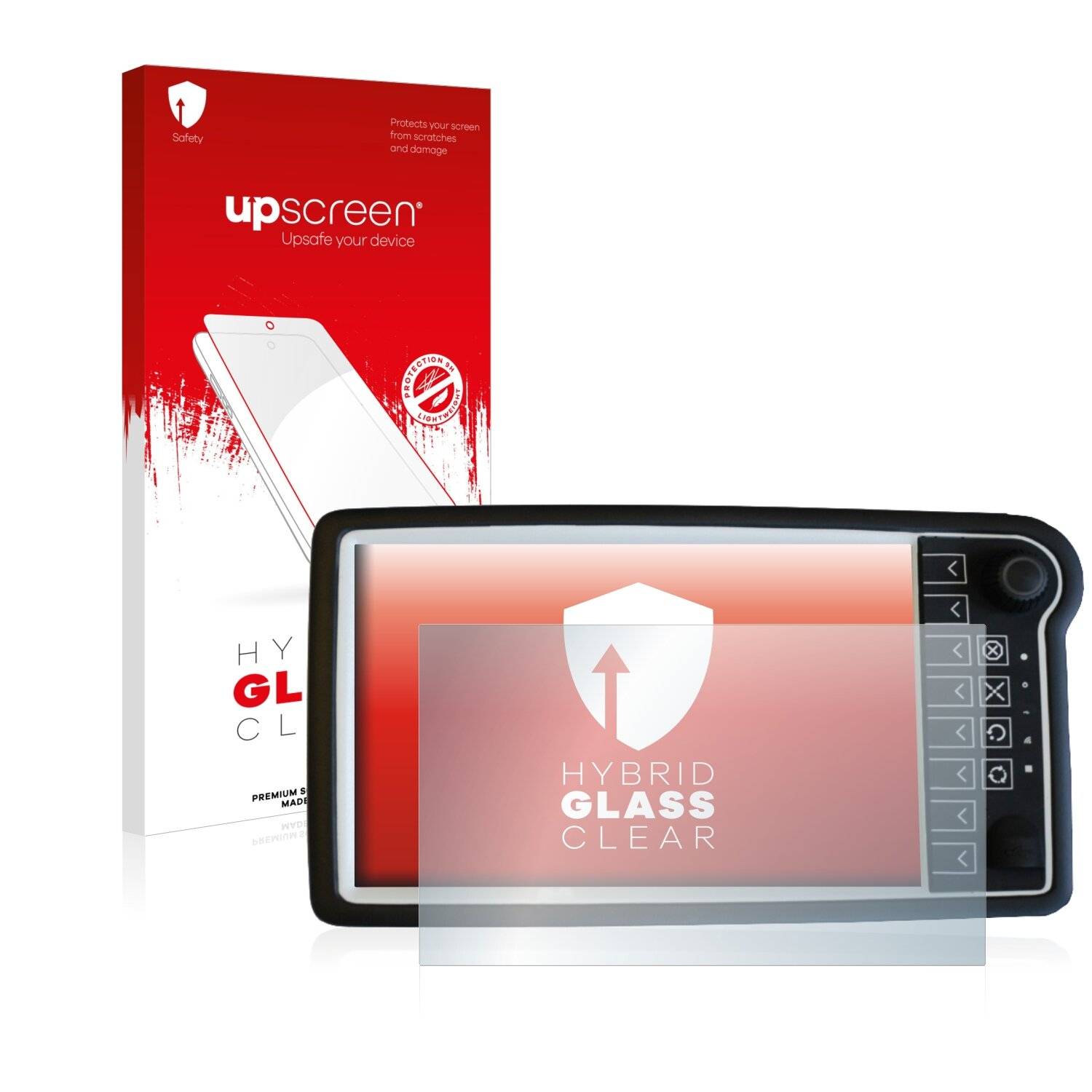 upscreen Hybrid Glass Clear Premium Schutzglas Folie für Topcon Opus