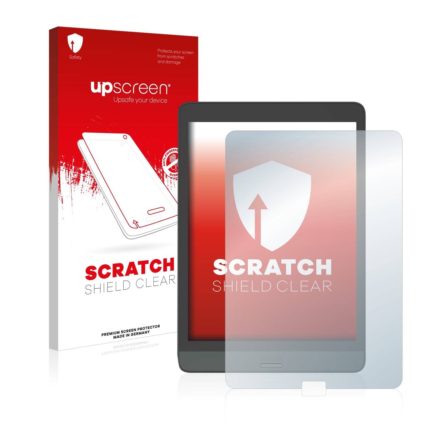 upscreen Scratch Shield Clear Premium Displayschutzfolie für Onyx Boox Nova 3