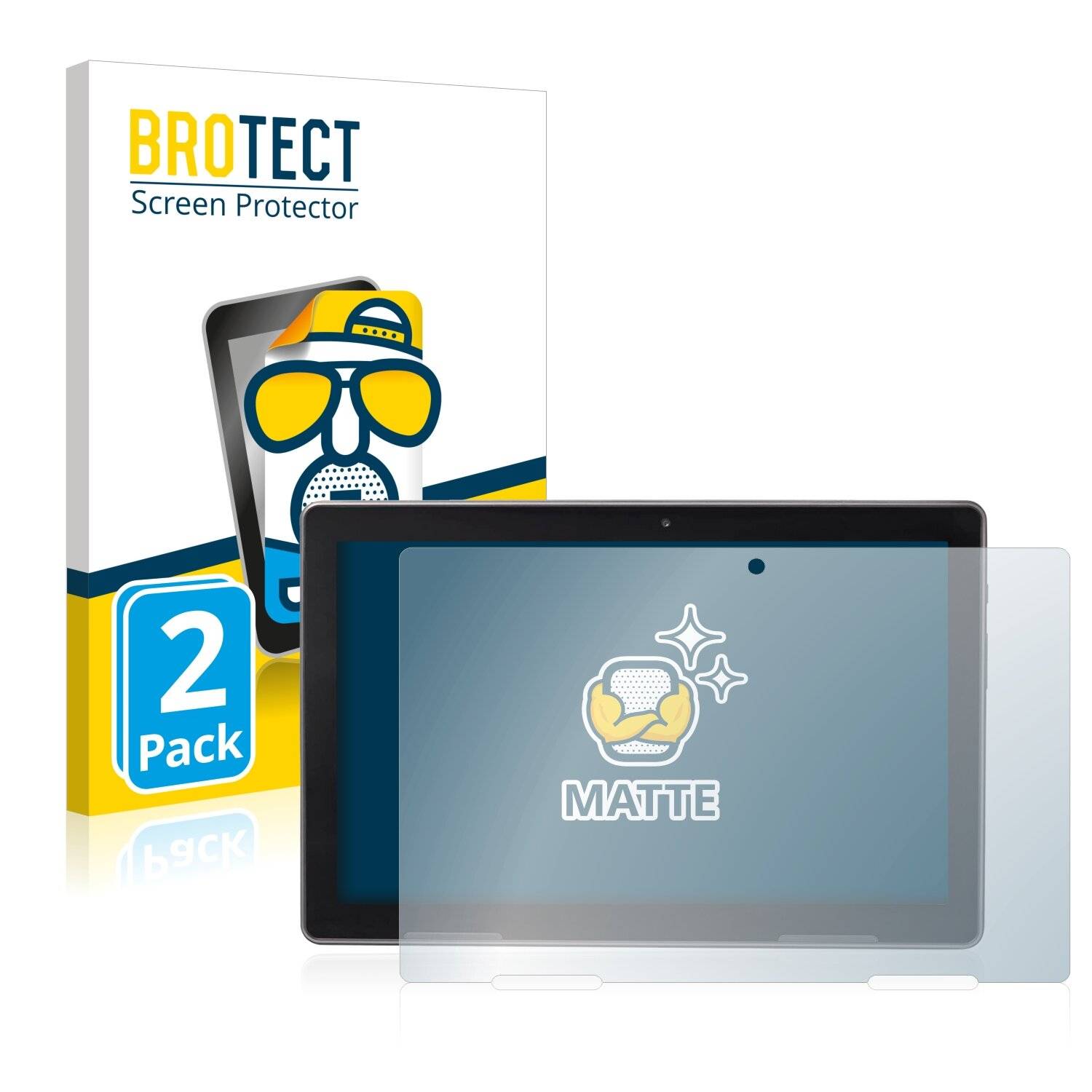 2x BROTECT Matte Displayschutzfolie für Medion Lifetab E10911 - Entspiegelt,
