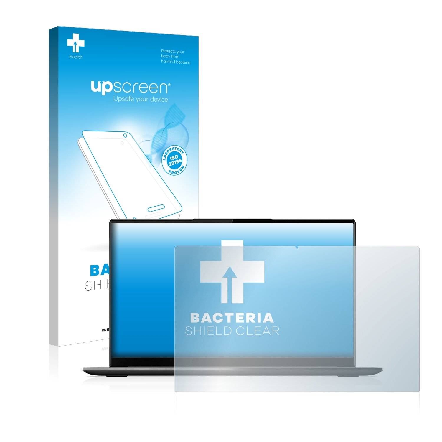 upscreen Bacteria Shield Clear Premium Antibakterielle Displayschutzfolie für Lenovo Yoga 9i