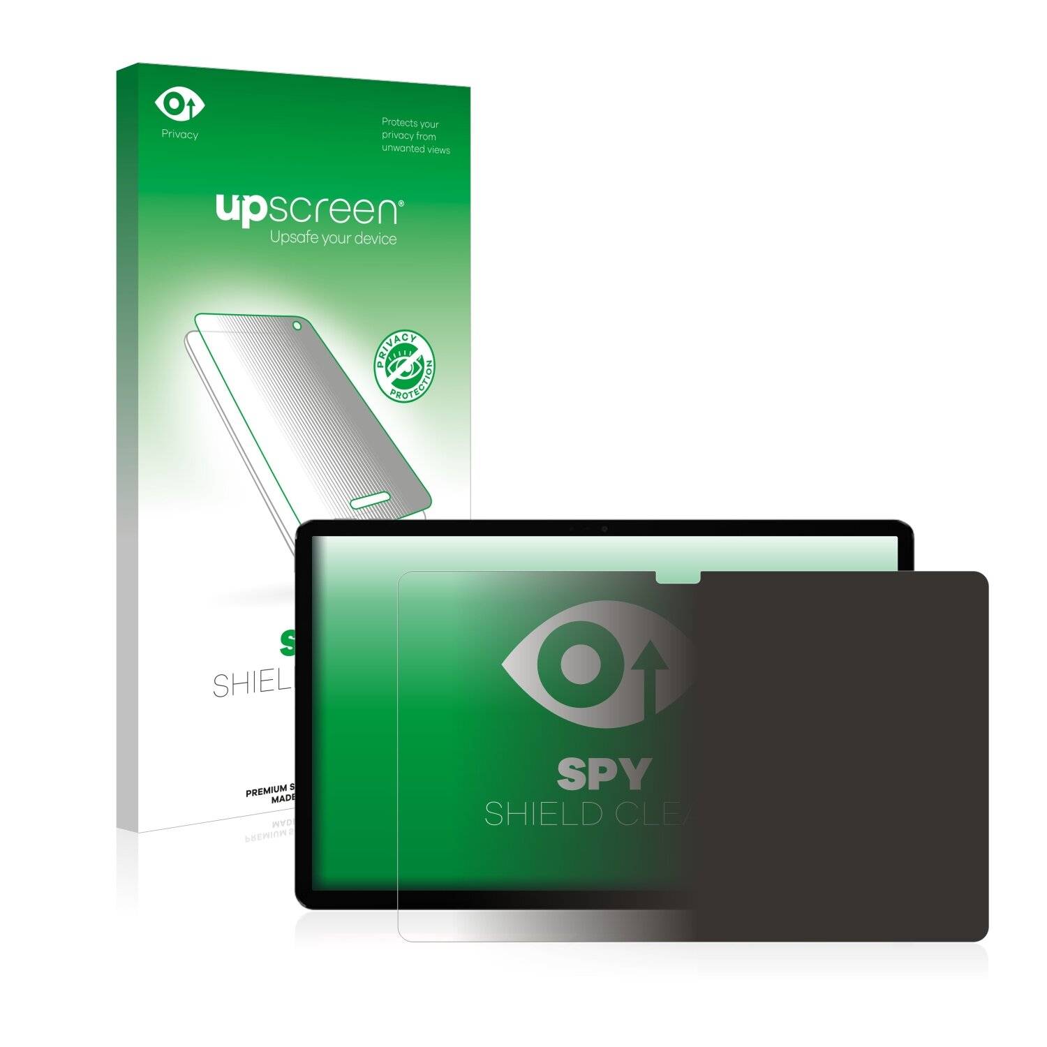 upscreen Spy Shield Clear Premium Blickschutzfolie für Lenovo Pad
