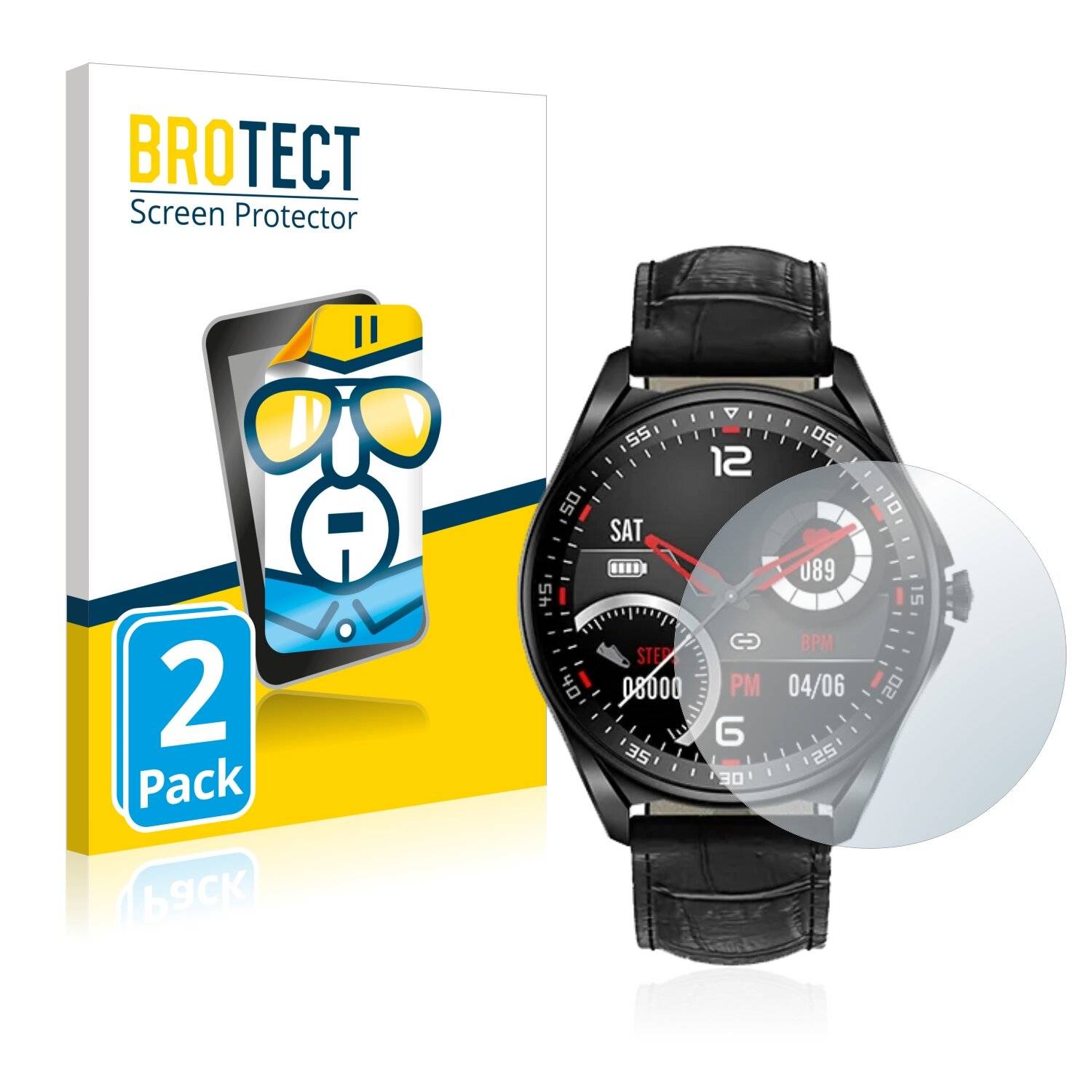 2x BROTECT HD-Clear Displayschutzfolie für Bakeey