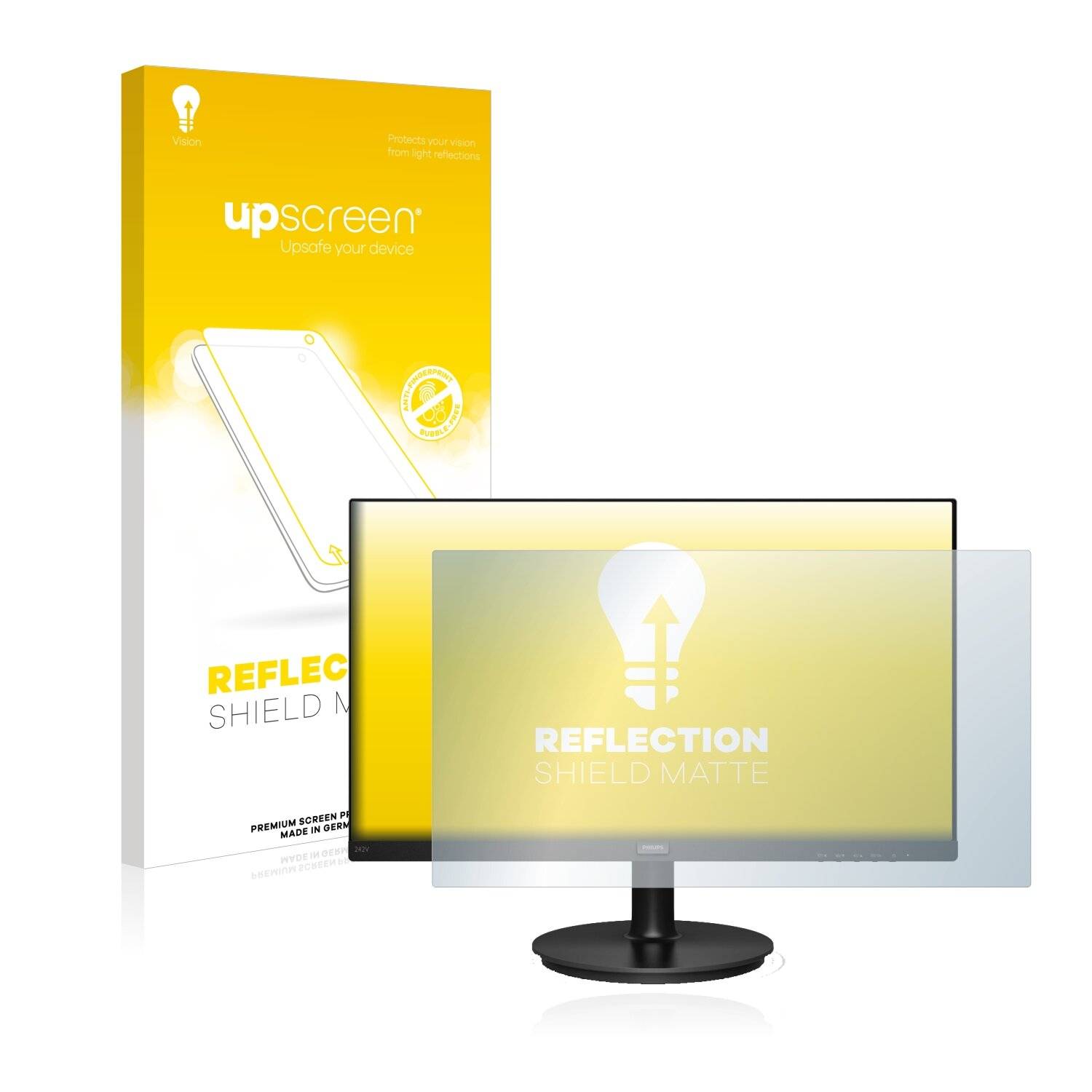 upscreen Reflection Shield Matte Premium Displayschutzfolie für Philips
