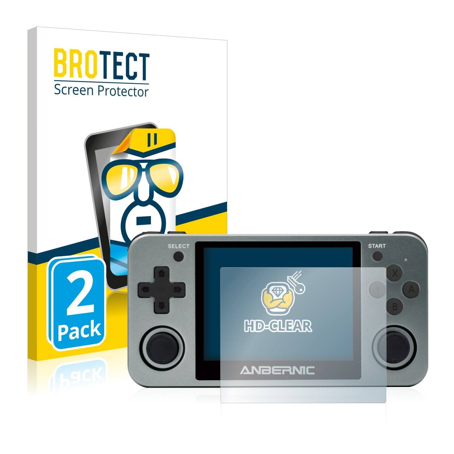 2x BROTECT HD-Clear Displayschutzfolie für Anbernic