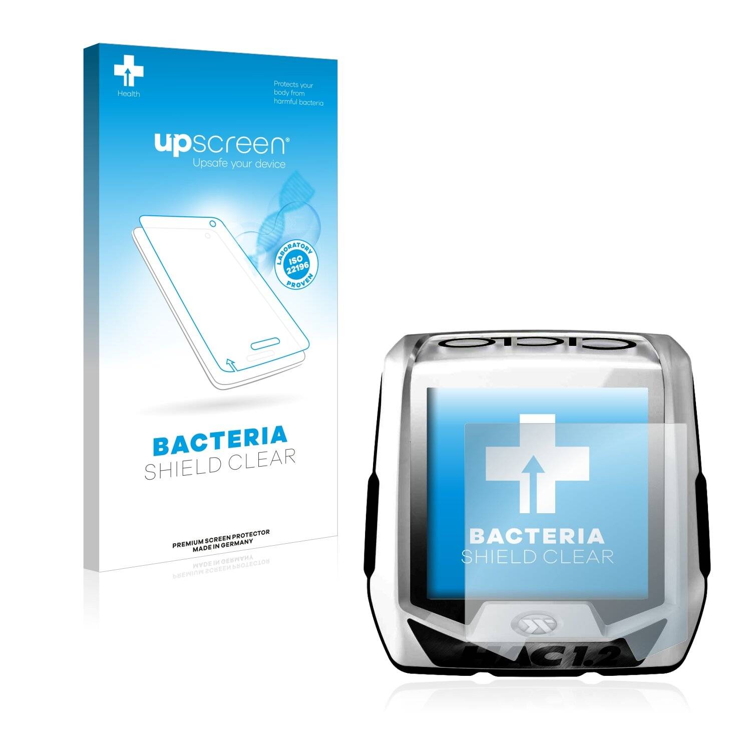 upscreen Bacteria Shield Clear Premium Antibakterielle Displayschutzfolie für Ciclo HAC